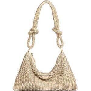 Rhinestone evening bag for women glitter mini handbag sparkly party clutch purse